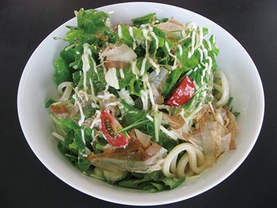 サラダうどん