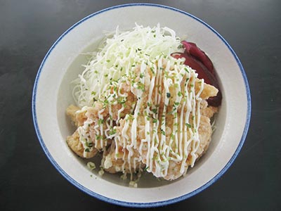 竜田揚げ丼